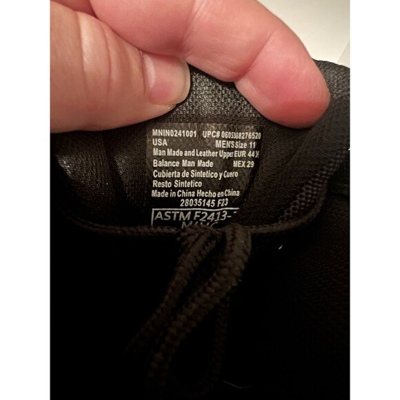 Interceptor Boots Mens 11 Wide Black Leather Force Tactical Steel Toe Work NEW - Picture 6 of 10